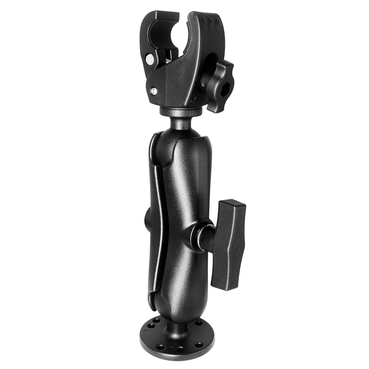 Stabilisateur de moteur de pêche à la traîne en aluminium WINDFRD, force de préhension et portée accrues grâce à une boule de 1,5" et un bras de 5,9", accessoires de bateau réglables pour Minn Kota, Rhodan