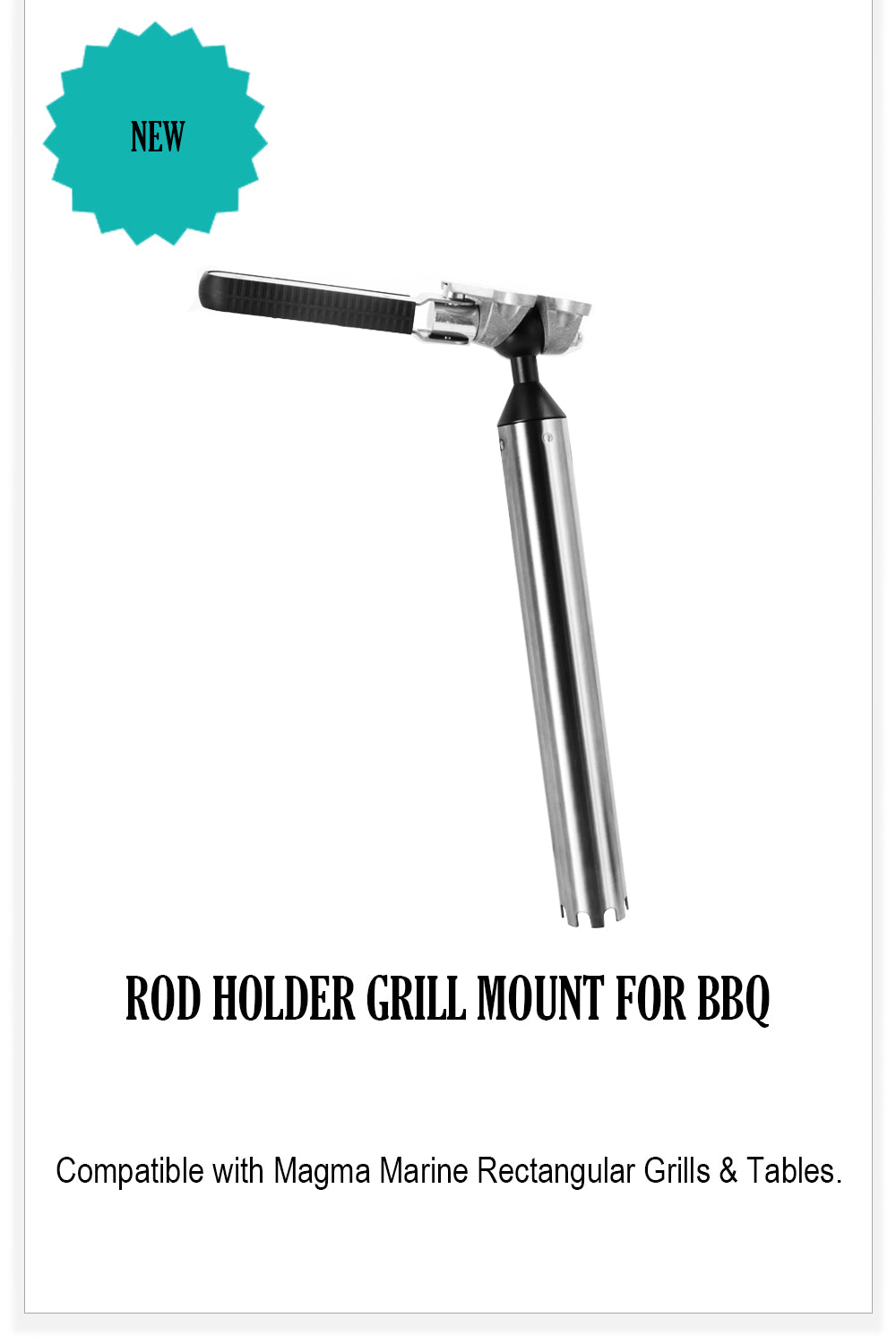 Rod Holder Grill Mount for Boat BBQ