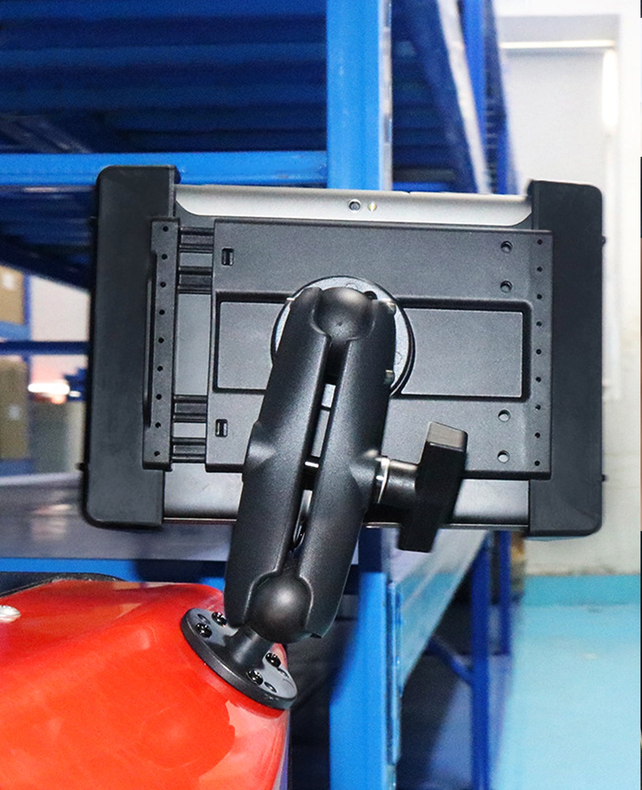 Support à double boule en aluminium de 1,5 po