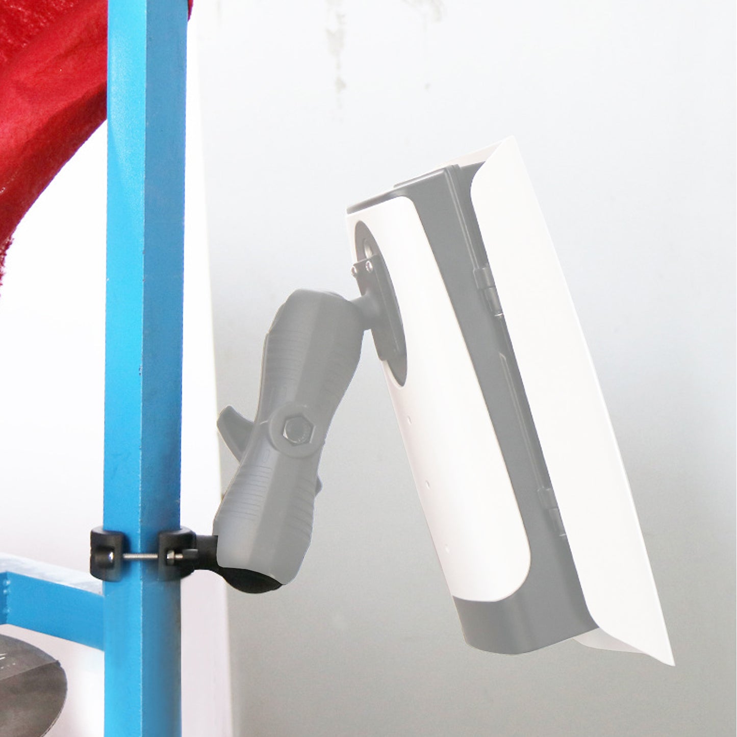 Base de fixation pour barre d'appui en aluminium avec boule de 2,25 pouces pour rails de 1,18 à 2 pouces de diamètre, compatible avec les supports RAM D, bras à double douille sphérique de 2,25 pouces