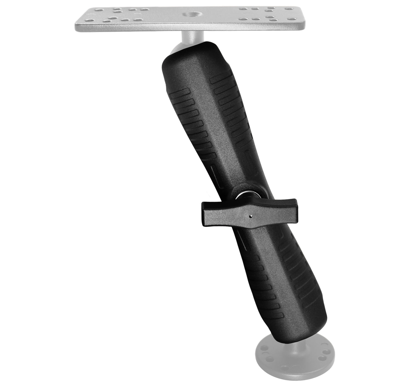 Bras à double douille WINDFRD en aluminium de 23,1 cm de long pour accessoires à rotule de 38 mm (1,5 po/taille C), pince puissante, robuste, compatible avec les supports RAM, iBolt et plus encore.