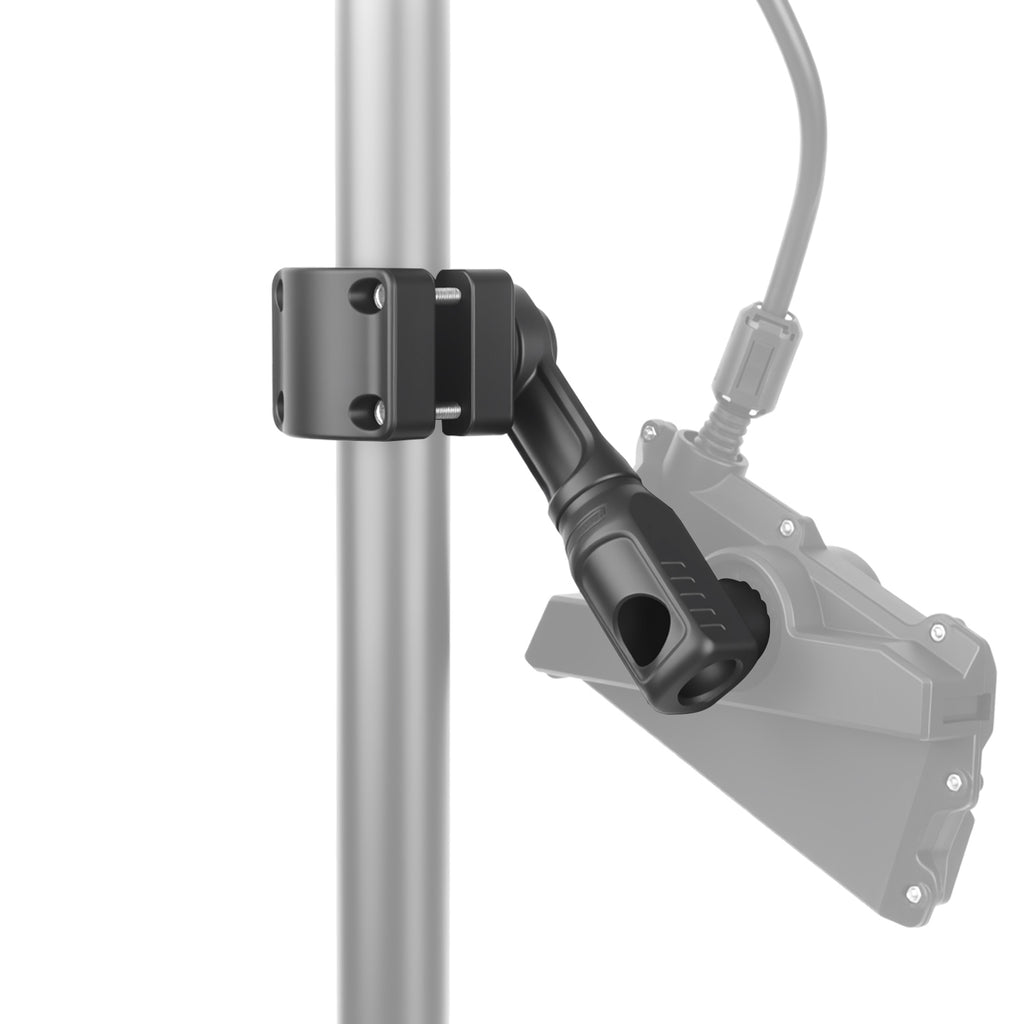 Aluminum Alloy Casting 0 Degree Pole Mount Compatible with Garmin LiveScope Plus LVS34, LVS62, LVS32, Lowrance Active Target2, All in One