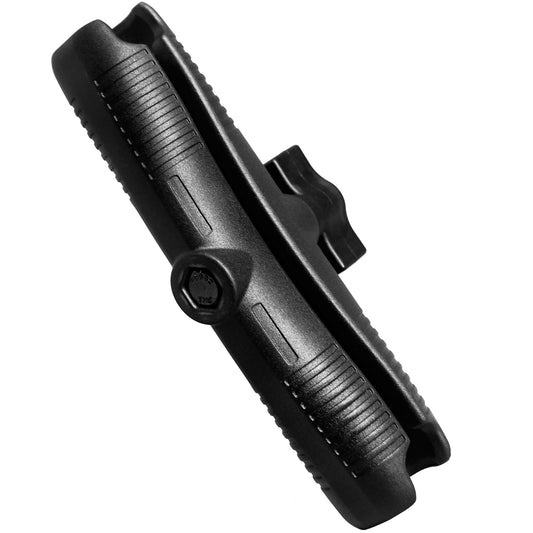 Bras à double douille long en aluminium (17 cm) pour accessoires à rotule de 25 mm (taille B), pince puissante, compatible avec les supports RAM, iBolt et plus encore.