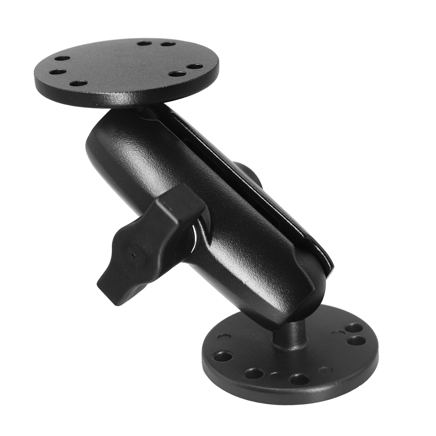 Support à double boule en aluminium de 1" 