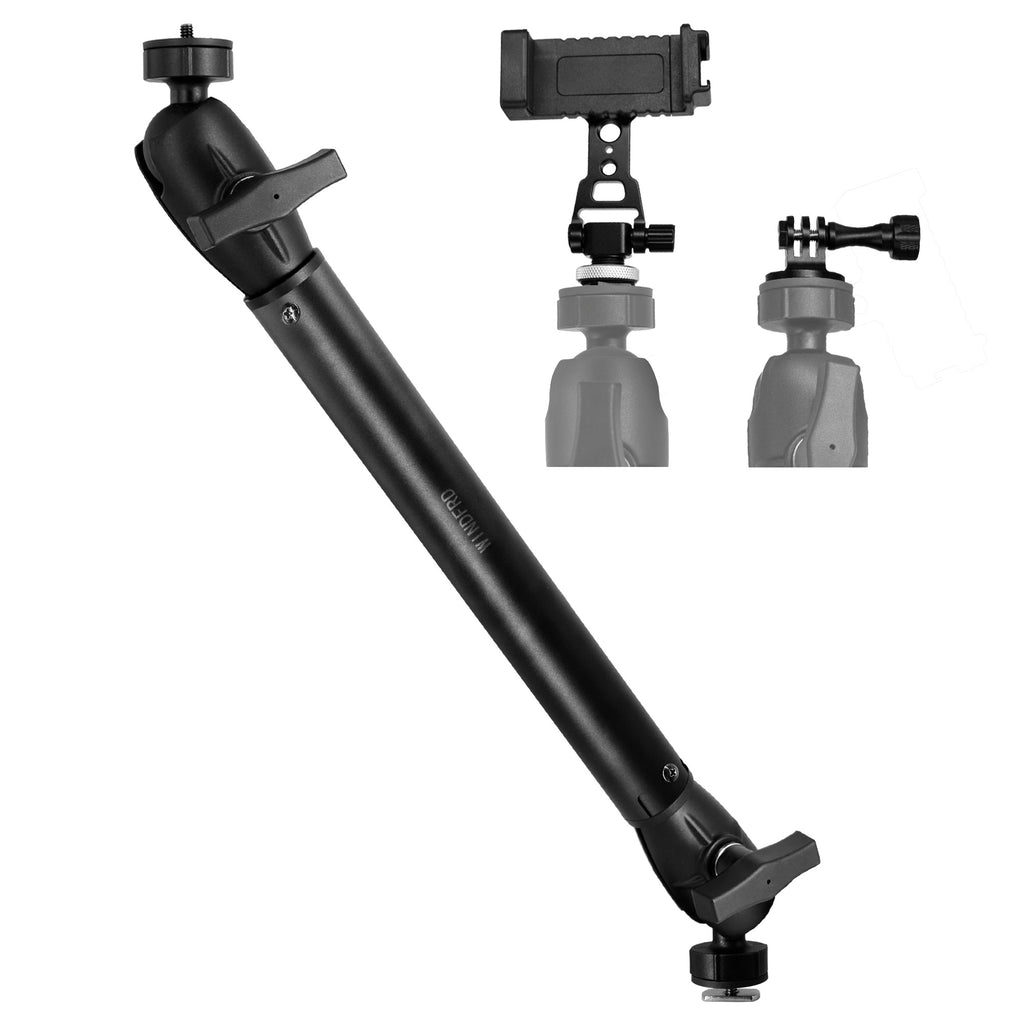 WINDFRD Kayak Camera Mount with 1.5" Track Ball, Camera Mounts and Supports for Kayak