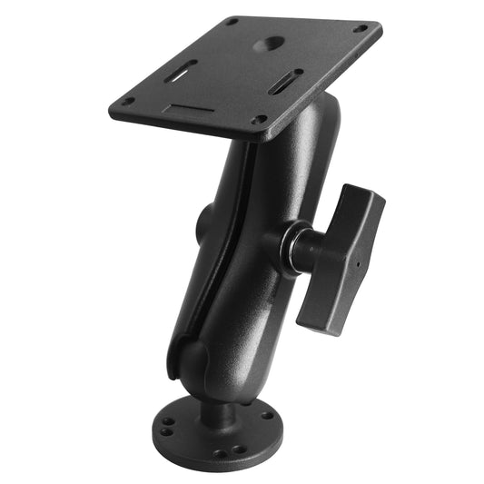 Support d'écran industriel en aluminium 1,5" avec plaque VESA, 75 x 75 mm, support de télévision pour camion, rotatif à 360°, compatible avec les supports Ram, iBOLT et autres accessoires de taille C.