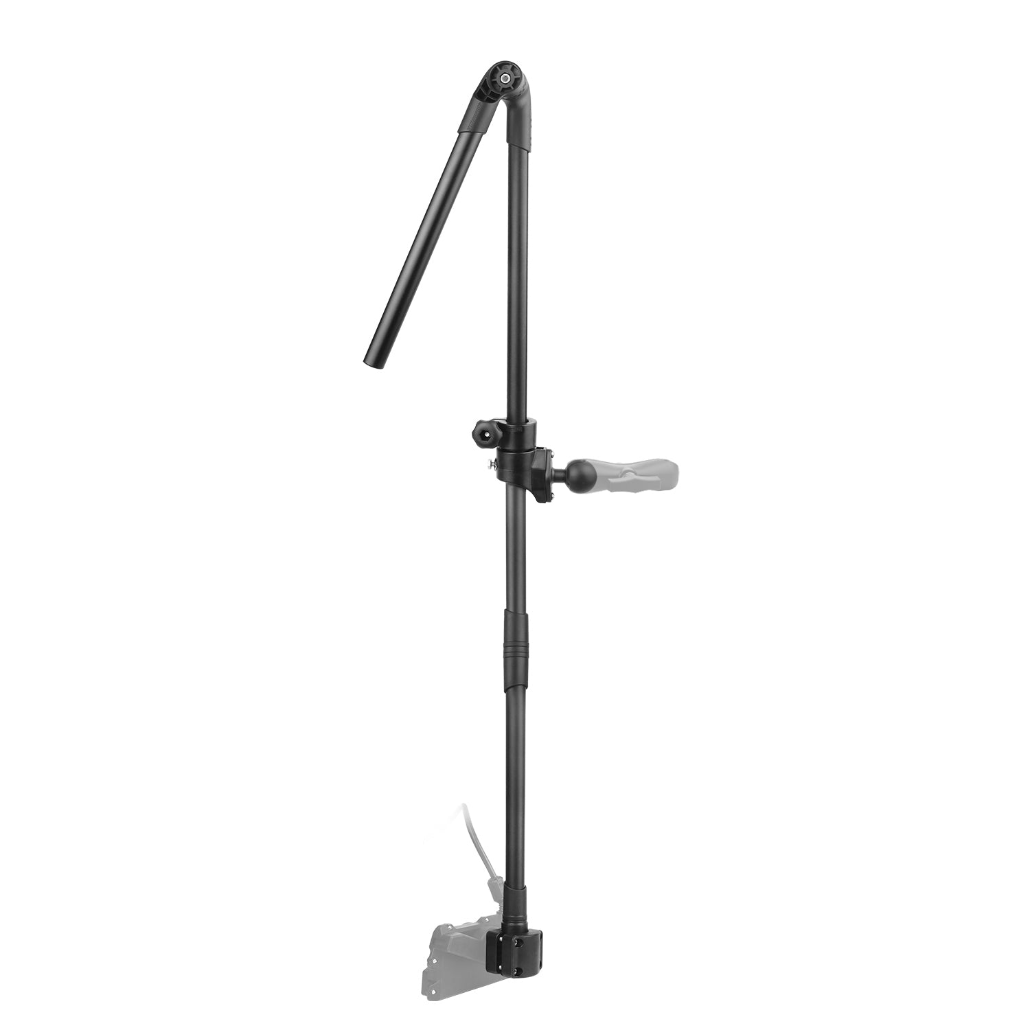 Ice Fishing Transducer Mount for Garmin LVS34, Compatible with 1.5-inch and C-Size Double Socket Arms