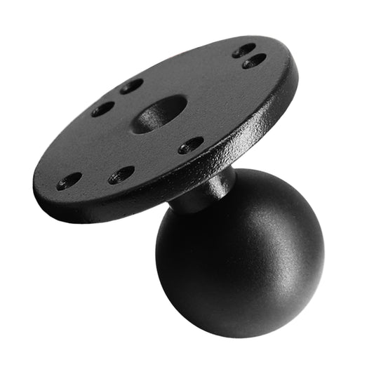 Plaque ronde en aluminium WINDFRD avec trou AMPS de 1,5", accessoires de montage réglables pour tablettes/sondeurs, compatible avec RAM, Arkon, iBolt et plus encore. Bras à double douille sphérique de 1,5 pouces/taille C.