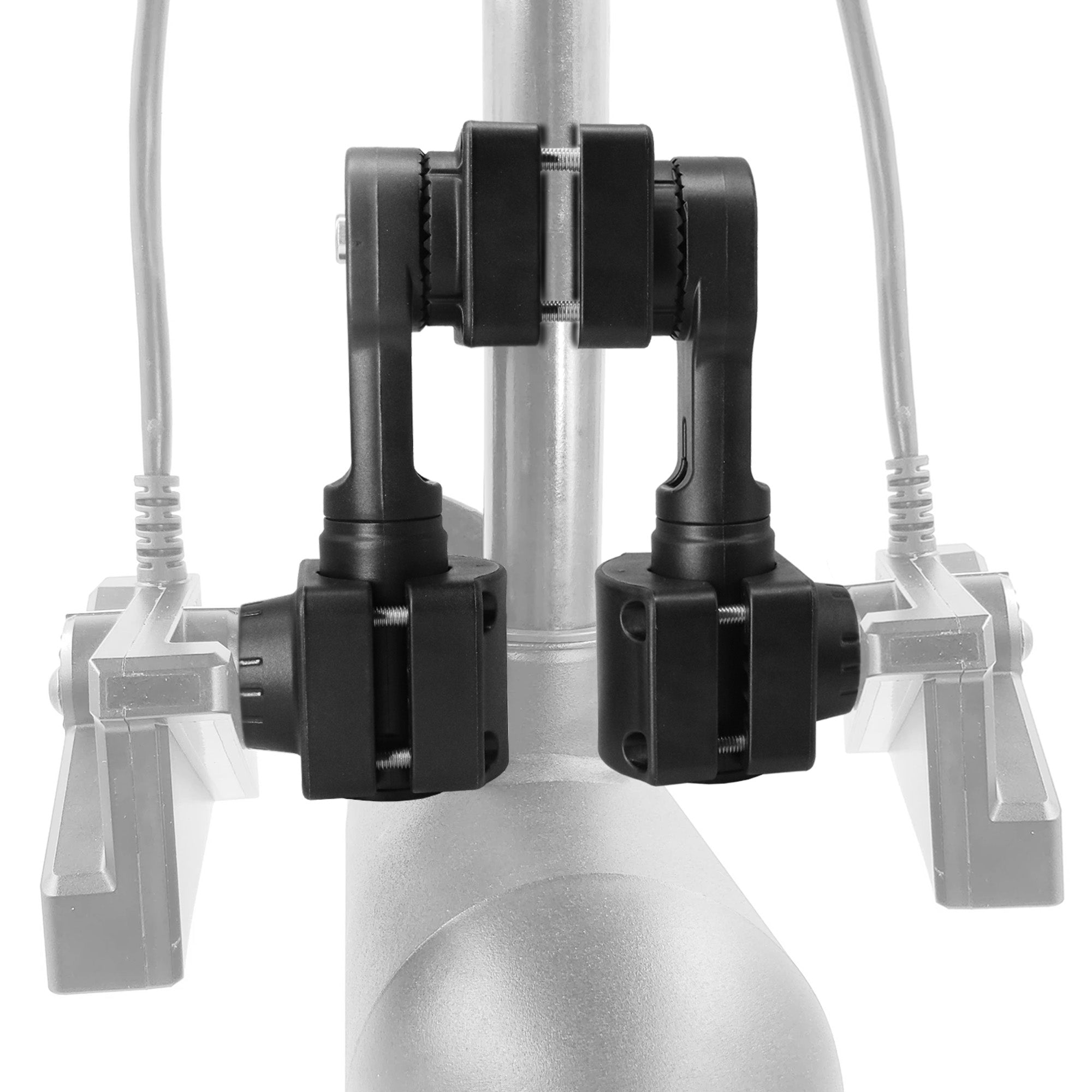 0 Degree Pole Mount Compatible with Garmin LiveScope Plus LVS34, Dual-Side Scan, Replaces 010-13228-03 (Double Mounts)