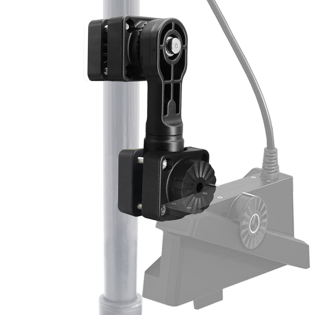 0 Degree Mount Compatible with Garmin Panoptix LiveScope XR LVS62 Transducer, Reinforced Heavy-Duty Bracket Replaces 0101324800, Fits 1.1"-1.38" Poles