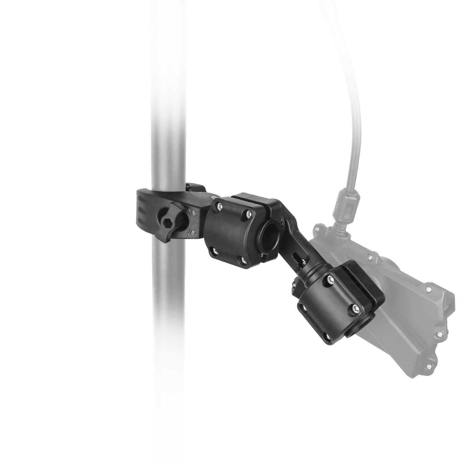 0 Degree Pole Mount with Clamp, Compatible with Garmin LiveScope Plus LVS34, Replaces 010-13228-03