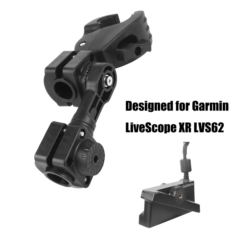 0 Degree Pole Mount with Clamp, Compatible with Garmin LiveScope XR LVS62, Replaces 010-13248-00