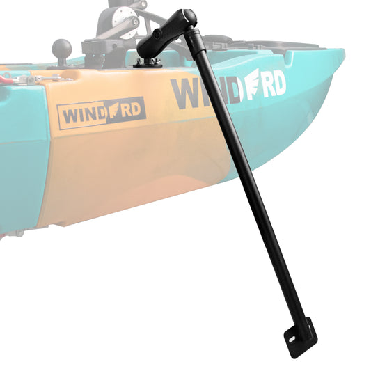 31.5" Long Transducer Pole Mount for Kayak