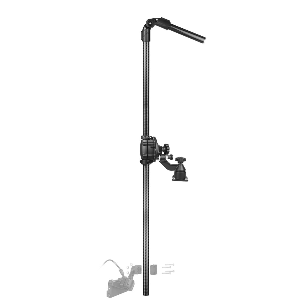 WINDFRD Custom High-Strength Carbon Fiber & Cast Aluminum Transducer Pole Mount