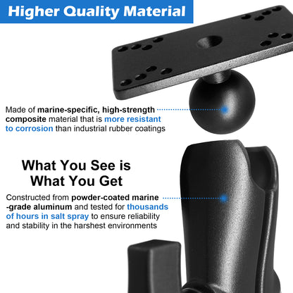 1.5" Ball Fish Finder Mount for Hummingbird