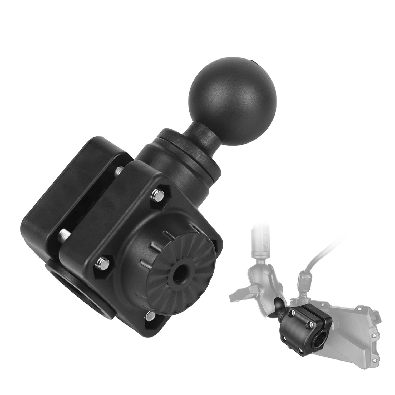 0 Degree Pole Mount with C Size/1.5'' Ball, Compatible with Garmin LiveScope Plus LVS34, Replaces 010-13228-03
