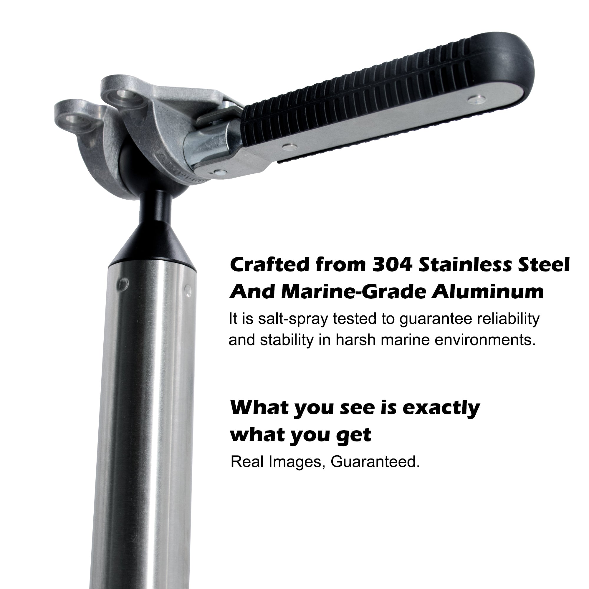 fishing rod holder grill mount Stainless Steel Rod Holder Grill Mount for Boat & Fishing BBQ/Barbecue, Compatible with Magma Marine Rectangular Grills & Tables, Saltwater Corrosion