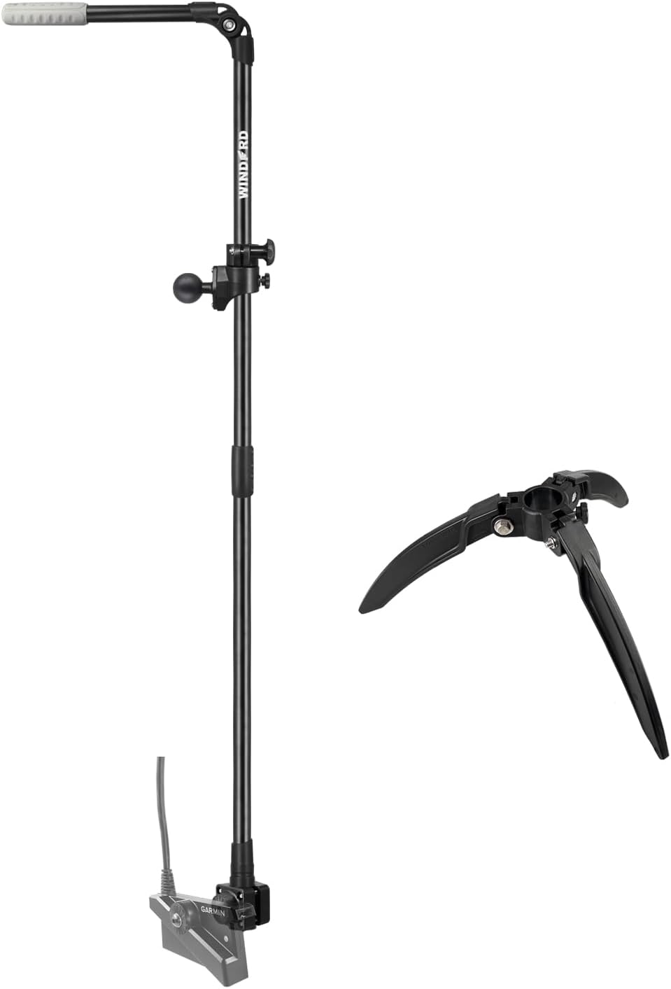 Live Sonar Scope Transducer Pole Mount Ice Tripod and Glow Handle