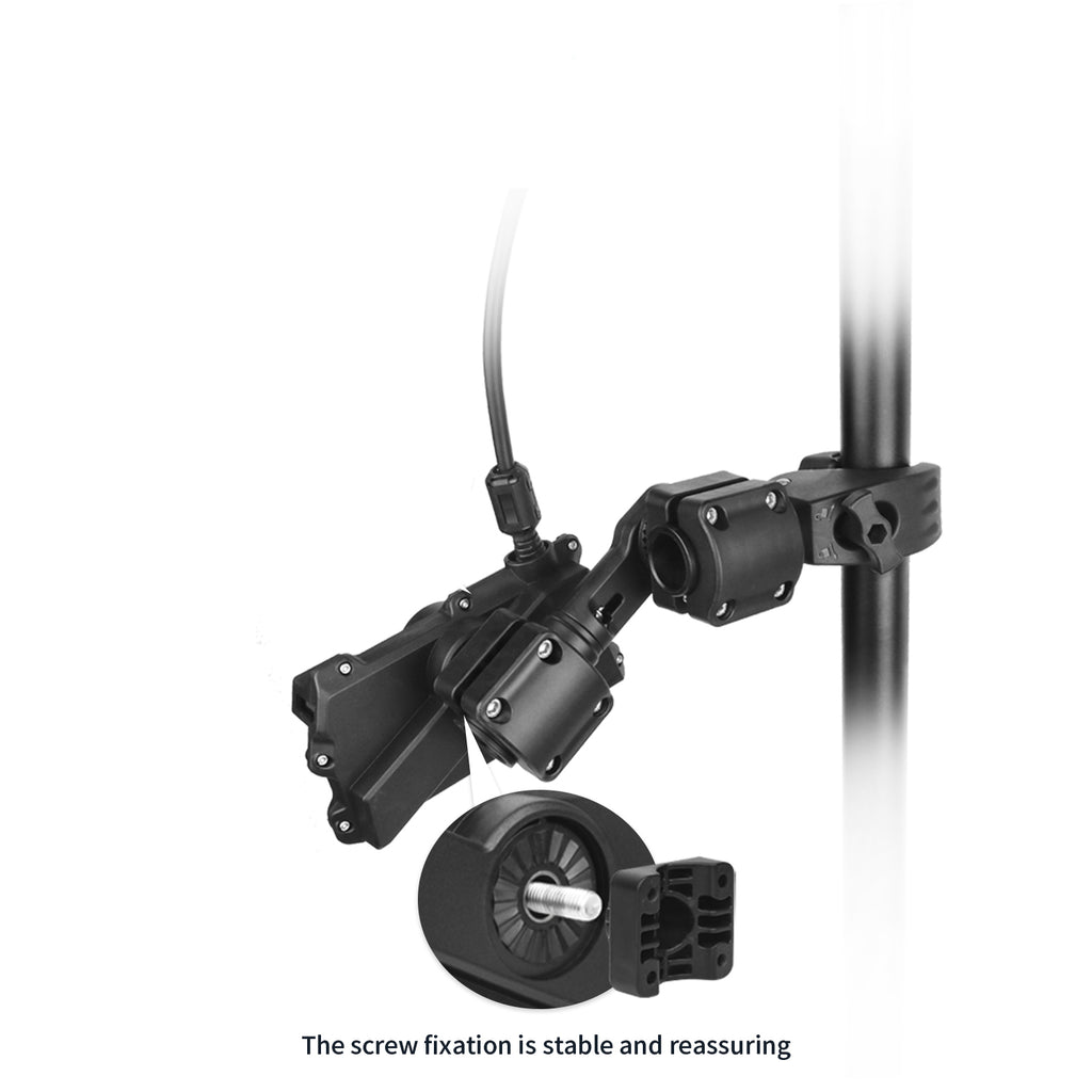 0 Degree Pole Mount with Clamp, Compatible with Garmin LiveScope Plus LVS34, Replaces 010-13228-03