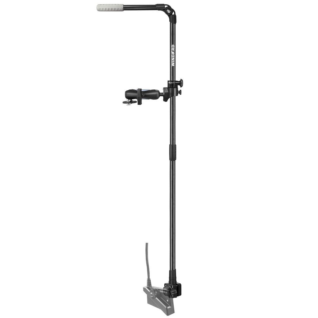 Aluminum Live Scope Transducer Pole Mount for Boat Kayak, LVS34 Adapter Included