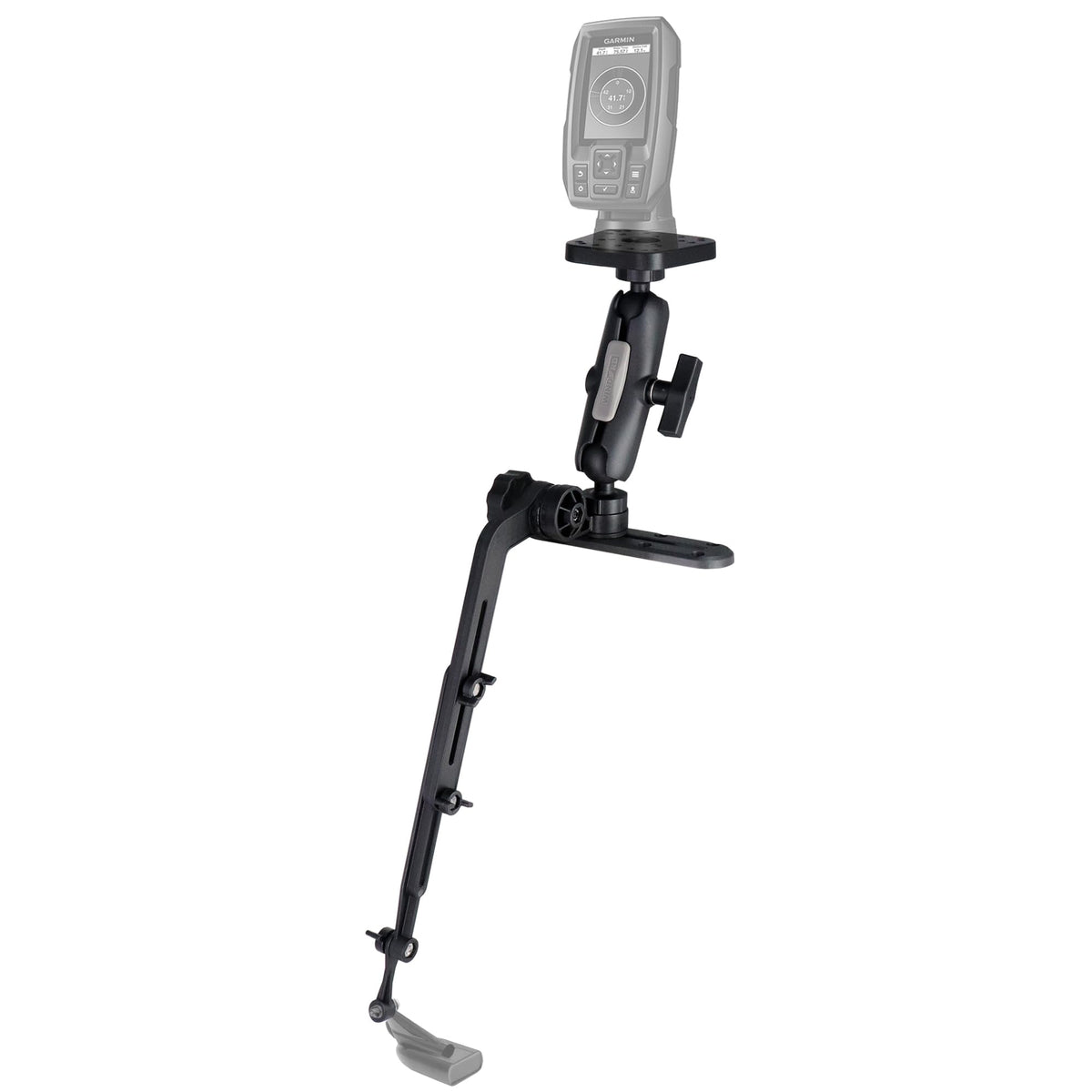 Kayak Fish Finder Mount with Transducer Arm, Boat Mount, Upgraded Version