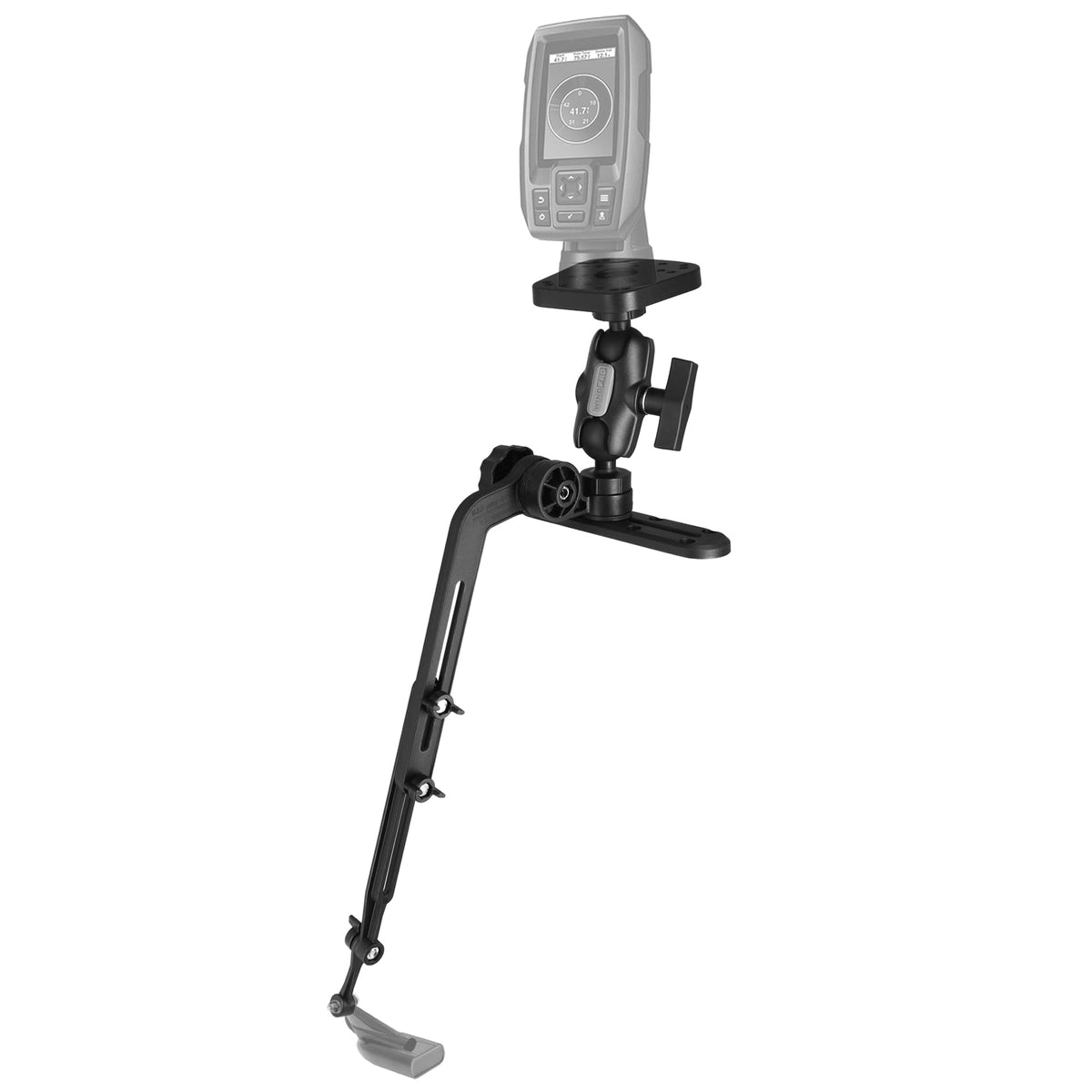 Kayak Fish Finder Mount with Transducer Arm, Boat Mount, Upgraded Version