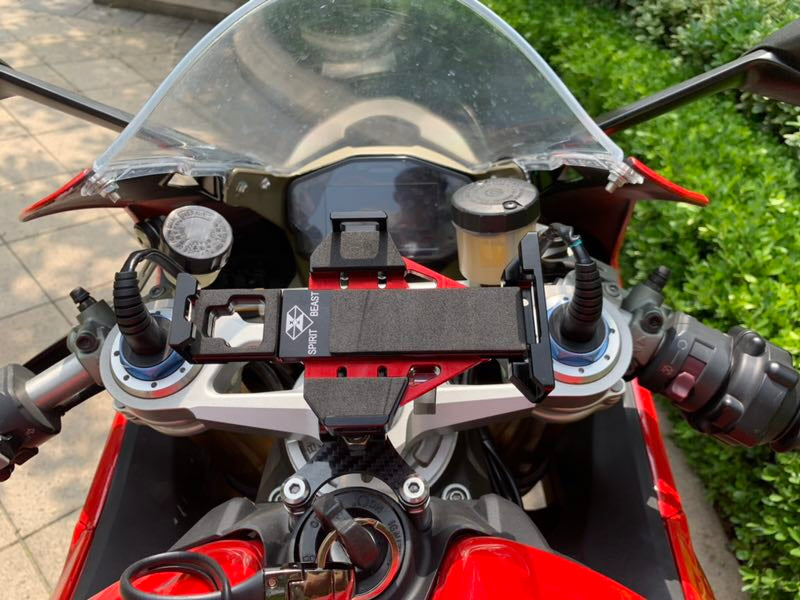 Motorcycle Phone Mount with Action Camera Adapter
