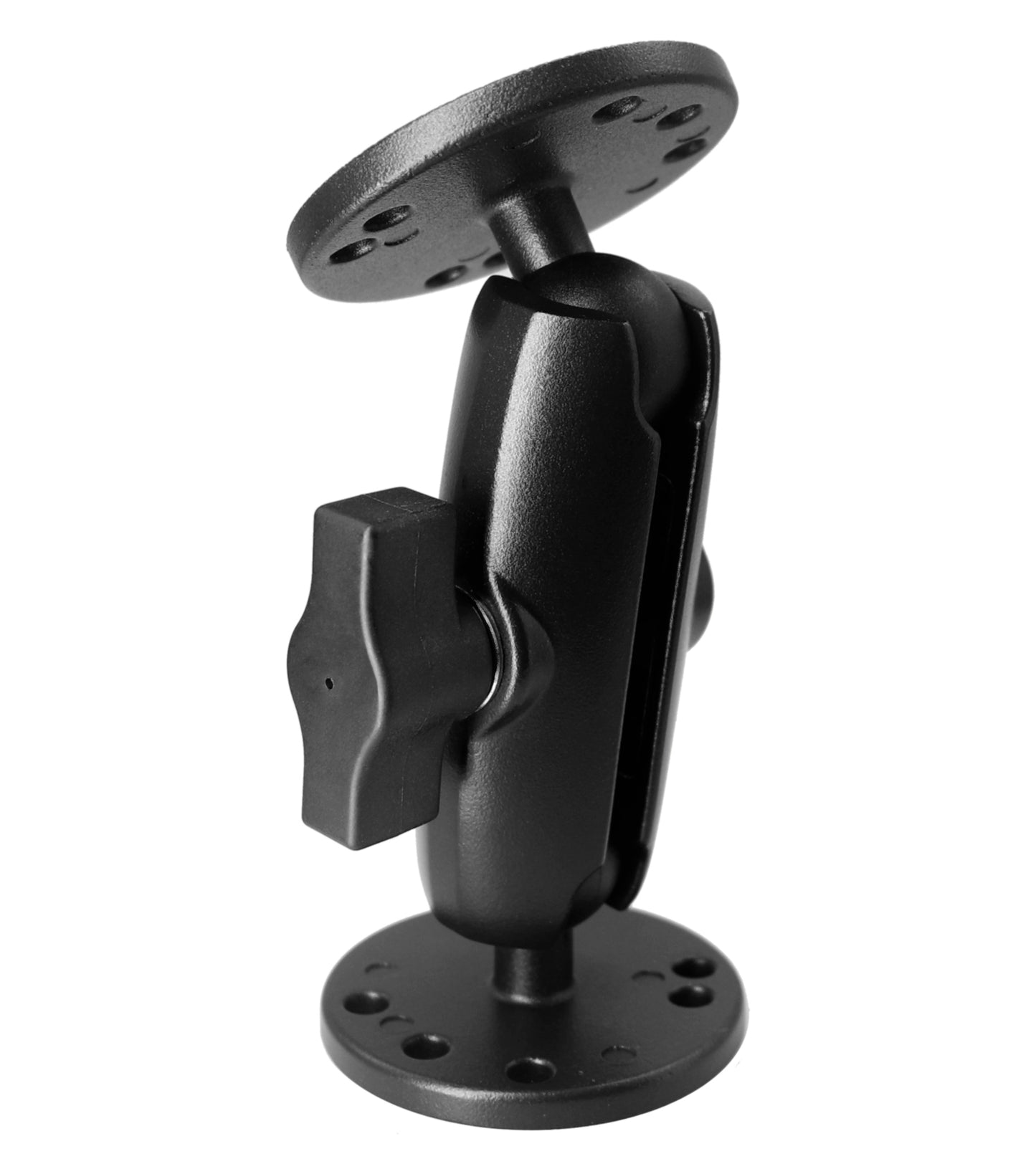 Support à double boule en aluminium de 1" 