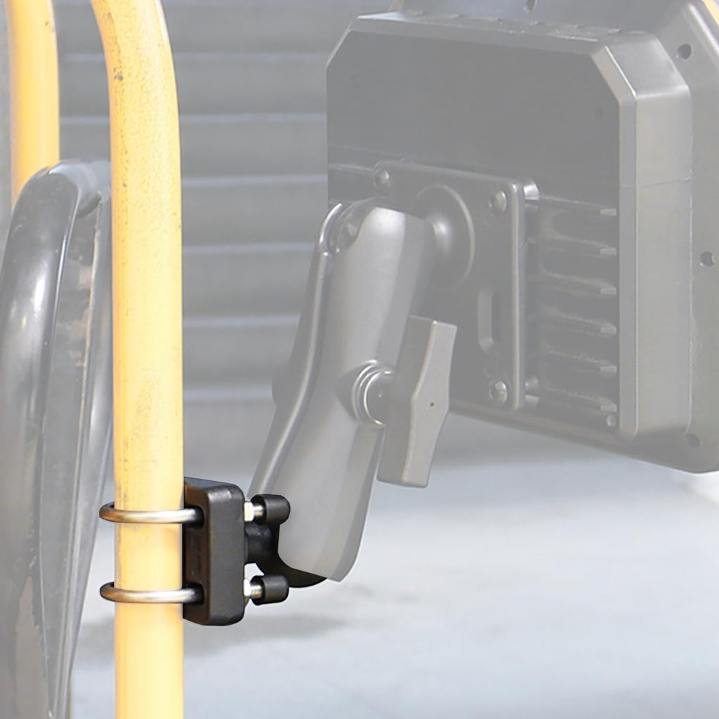 1.5" Ball U-Bolt Base, Marine Rail Forklift Pipe Mount
