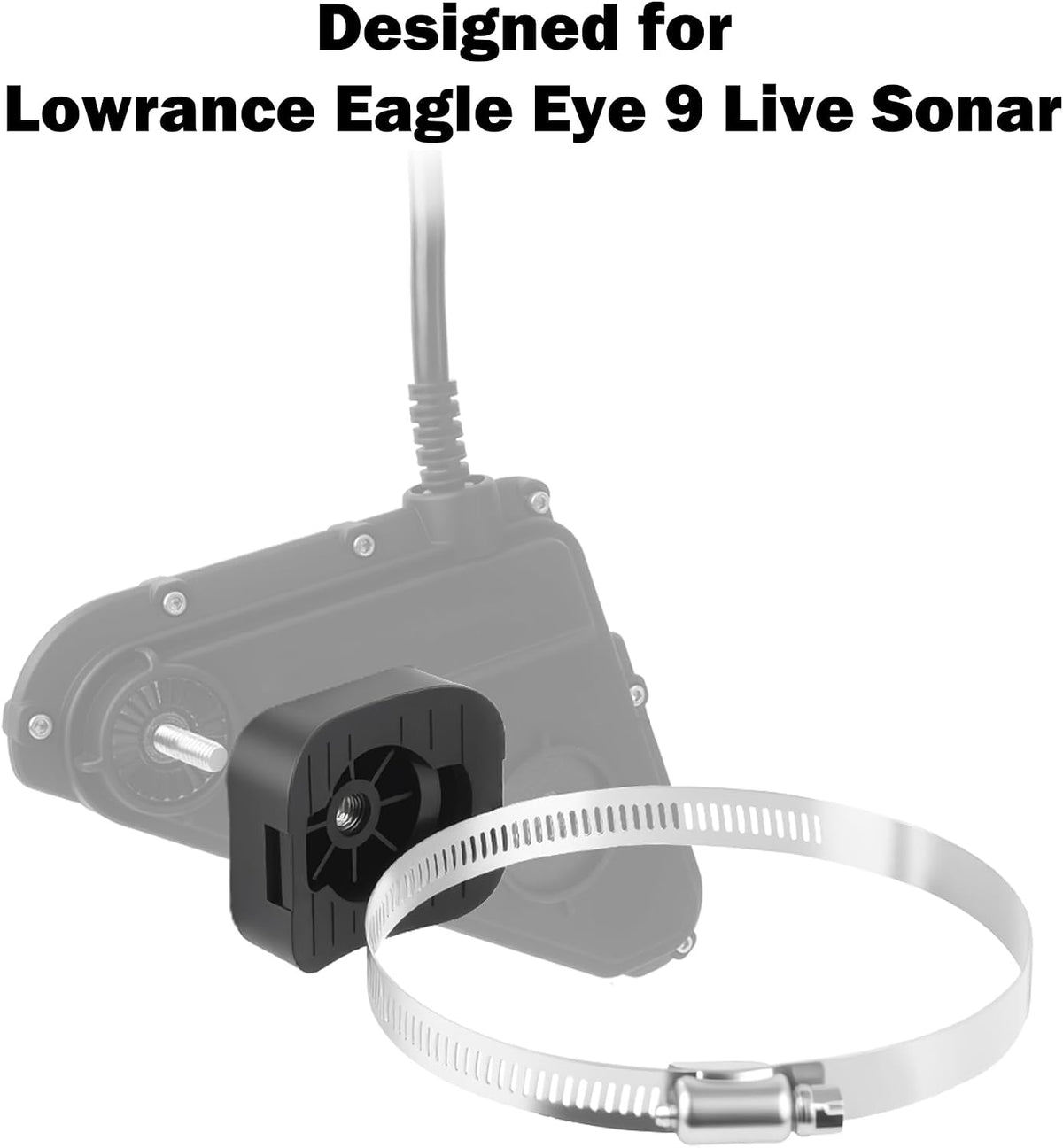 Trolling Motor Mount Compatible with Lowrance Eagle Eye 9