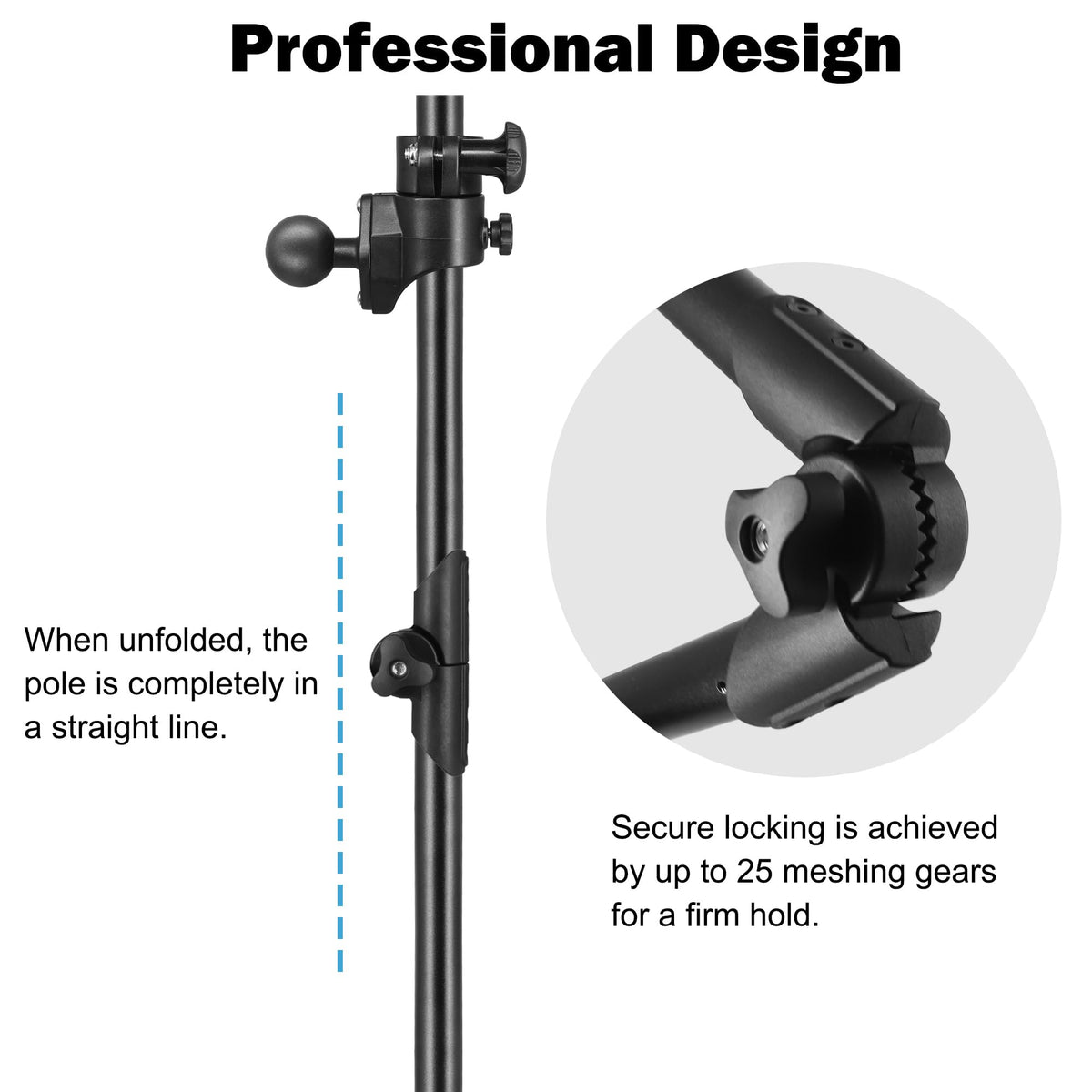 Foldable Live Sonar Scope Transducer Pole, FFS DIY Pole