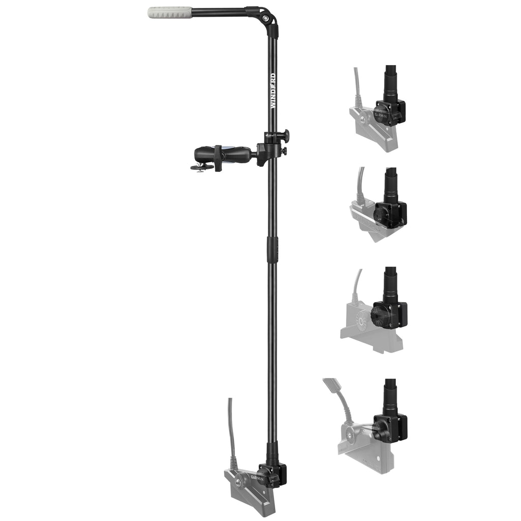 WINDFRD Livescope Transducer Pole Mount for Boat/Kayak, 4 in 1