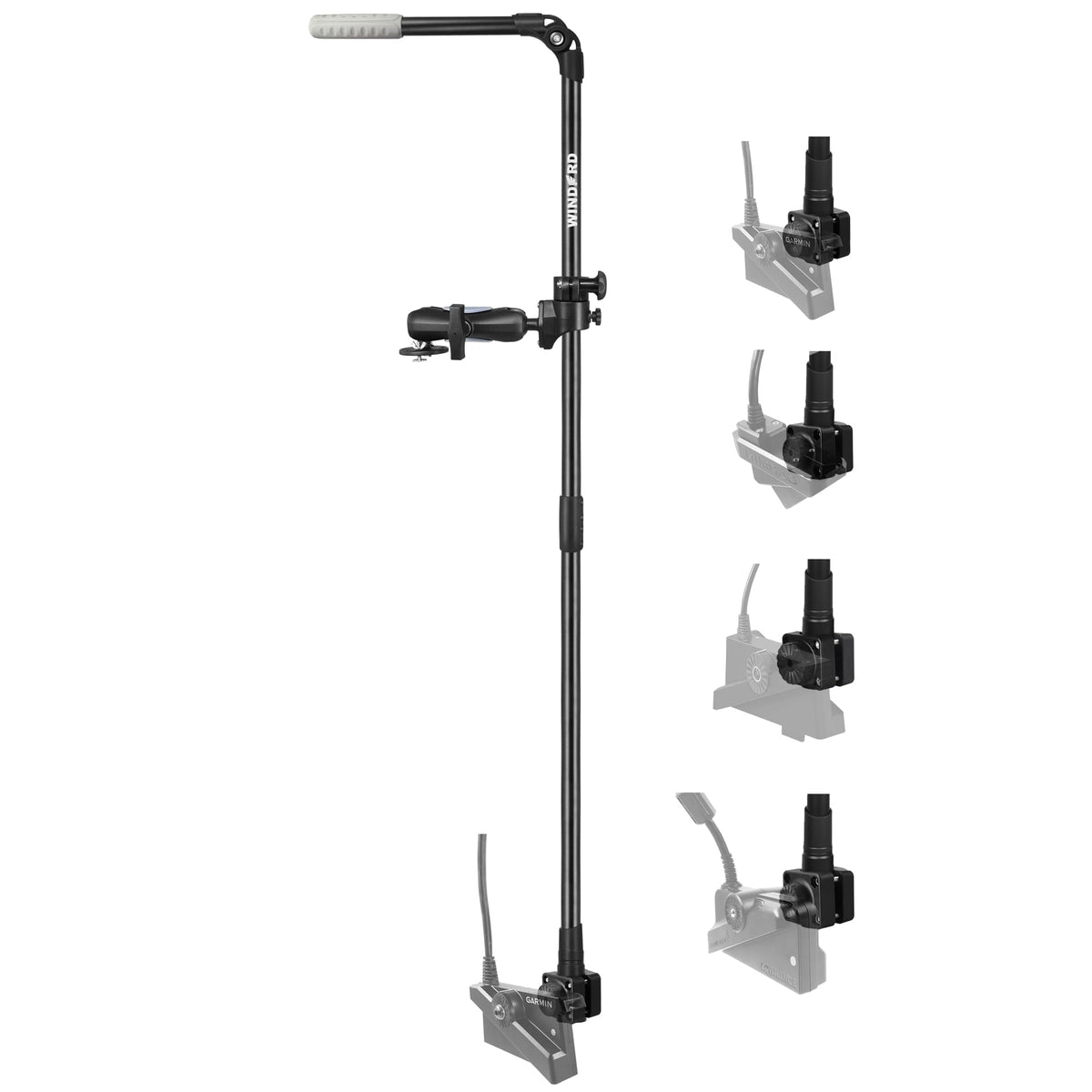 WINDFRD Livescope Transducer Pole Mount for Boat/Kayak, 4 in 1