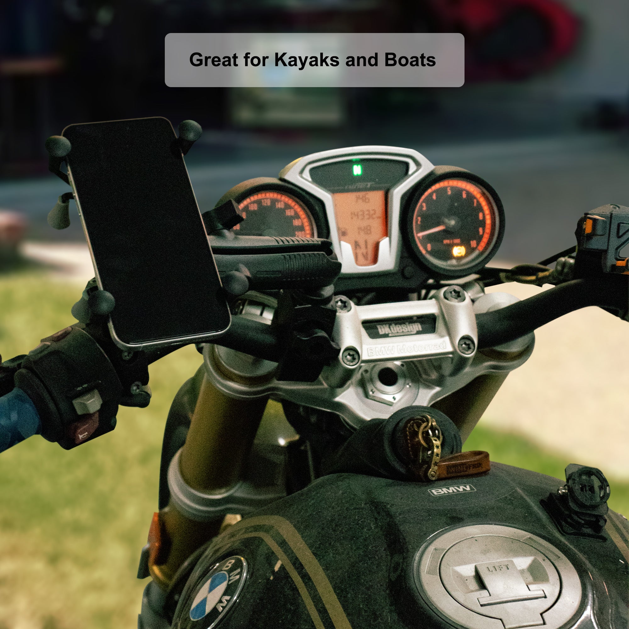 Kayak Phone Mount with Clamp Ball Base