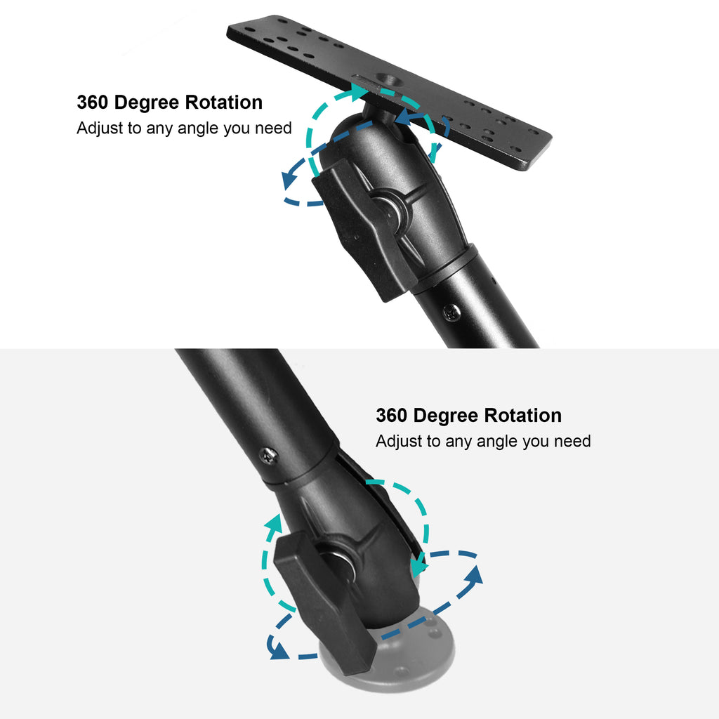1.5" Ball Fish Finder Mount with 18.3" Arm