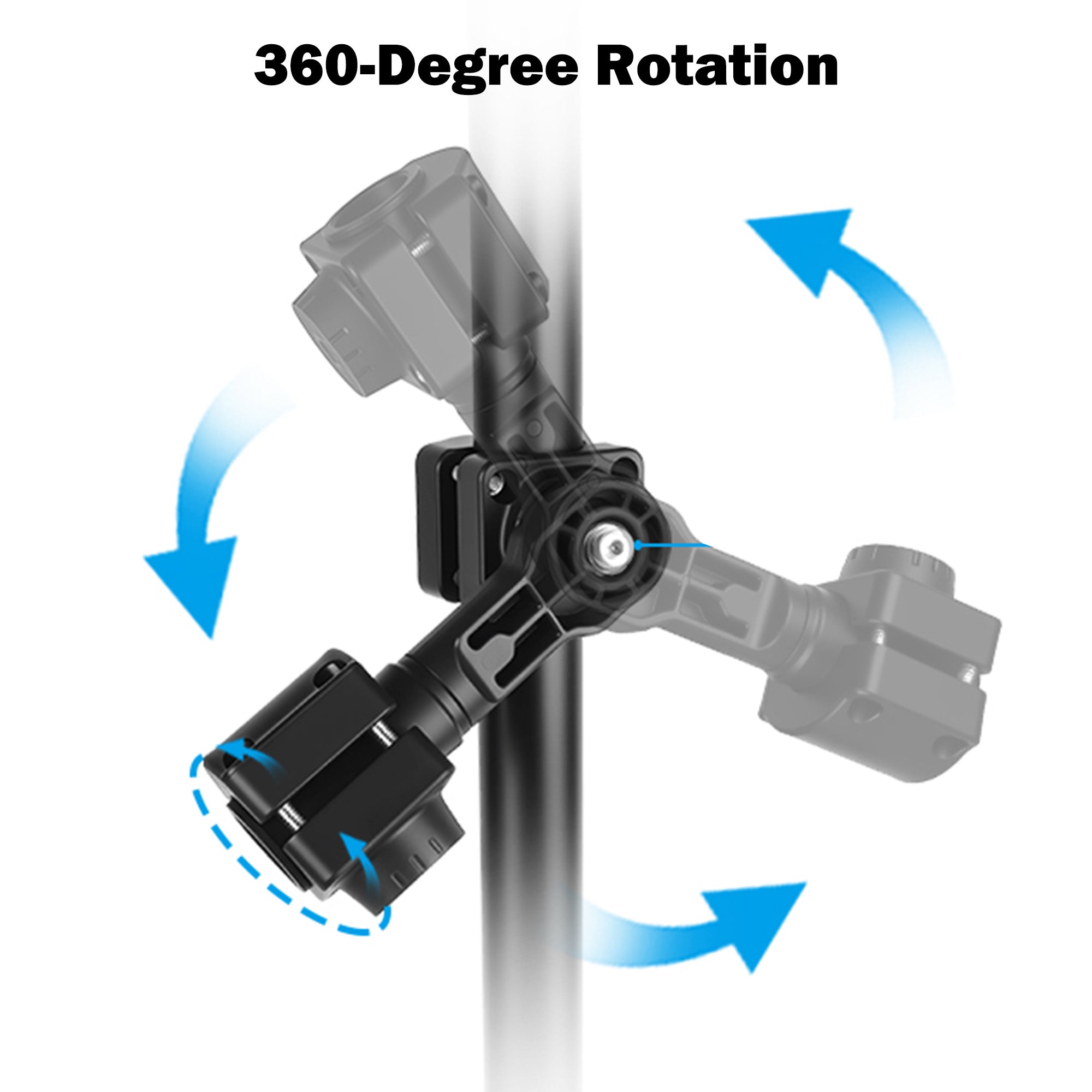 for Garmin LiveScope Plus LVS34 Adjustable Pole Mount - 0-Degree - 010 for Garmin LiveScope Plus LVS34 Adjustable Pole Mount - 0-Degree - 010