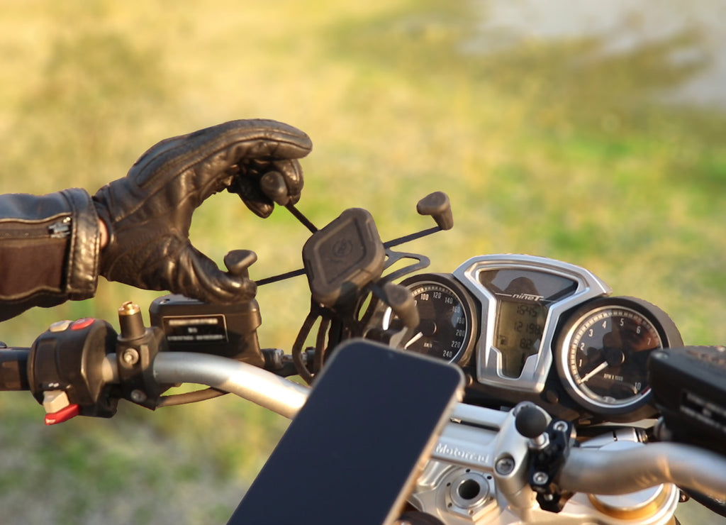 Motorcycle Phone Mount Firmly Clamp Cellphone