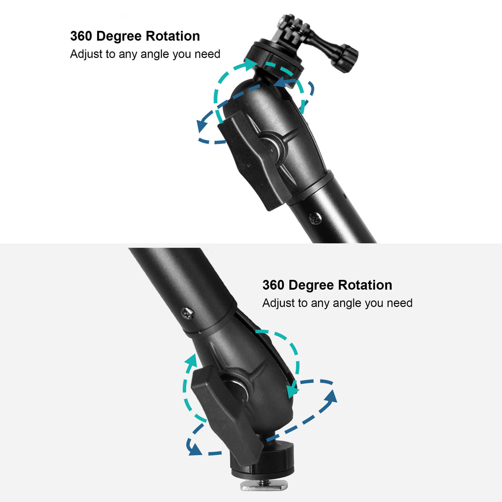 Kayak Camera Mount with 1.5" Track Ball
