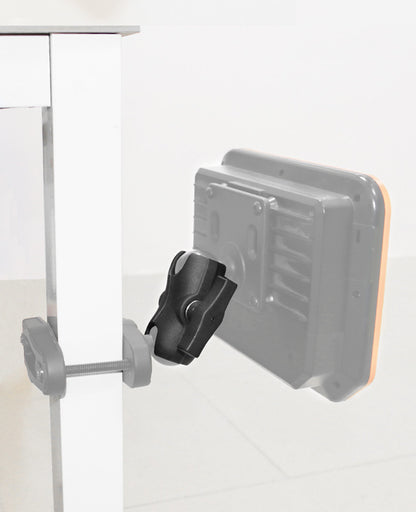 Bras court en aluminium (3,35") à double douille pour accessoires à rotule de 1,5"/taille C/38 mm, pince puissante, compatible avec les supports RAM, iBolt et plus encore.