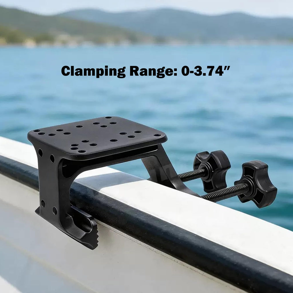 Aluminum Heavy Duty Large Boat Gunwale Clamp Mount Base