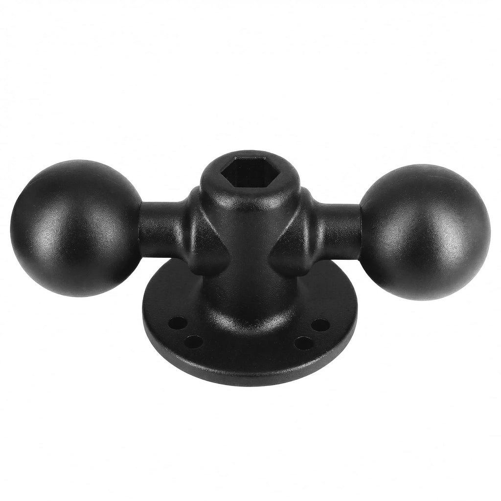 Aluminum C Size Dual Ball 2-in-1 Base Bracket Mount