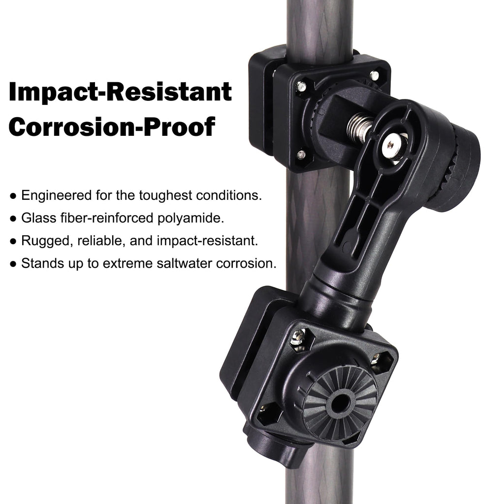 0 Degree LVS34 Transducer Mount, LiveScope Pole Mount Fits Garmin