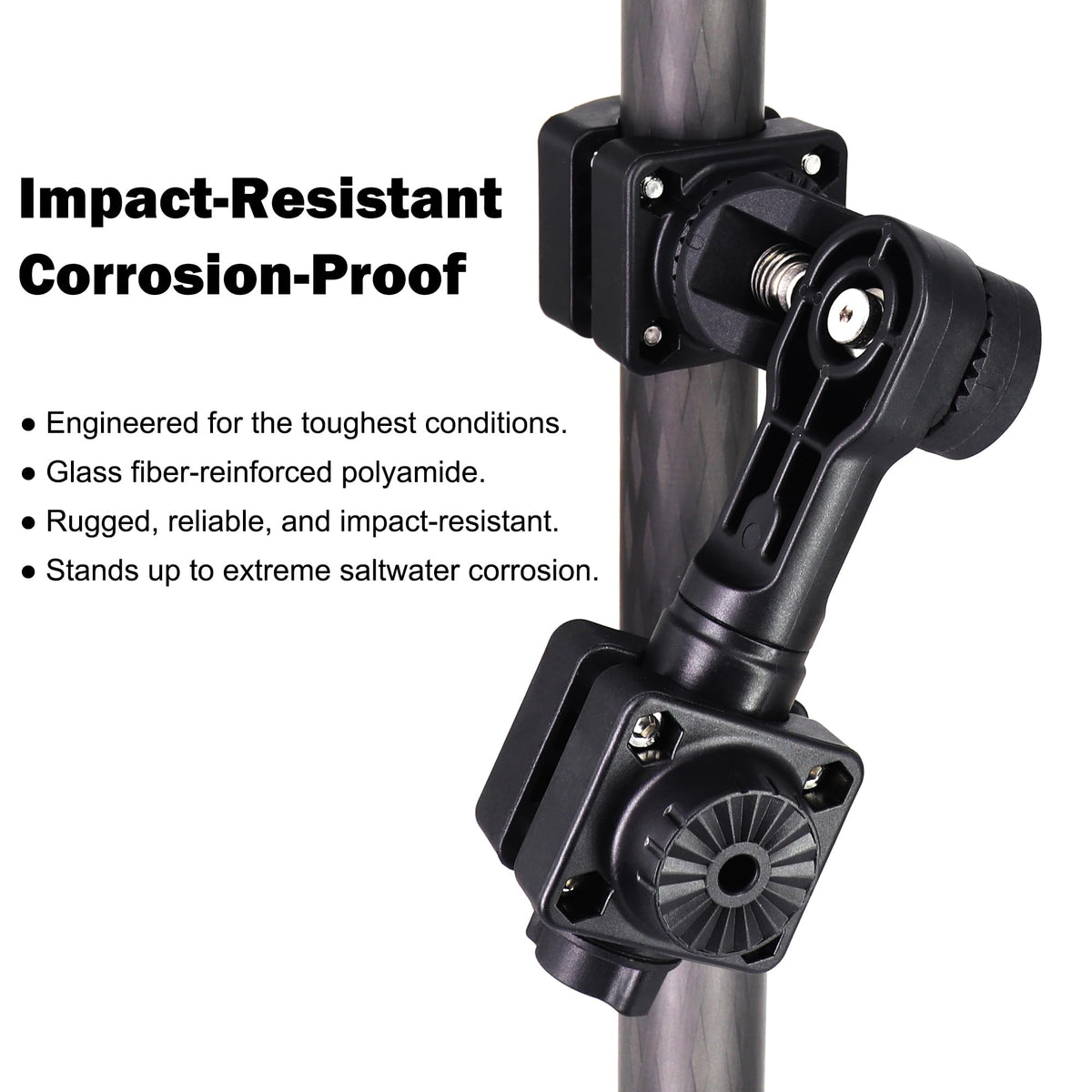 0 Degree LVS34 Transducer Mount, LiveScope Pole Mount Fits Garmin