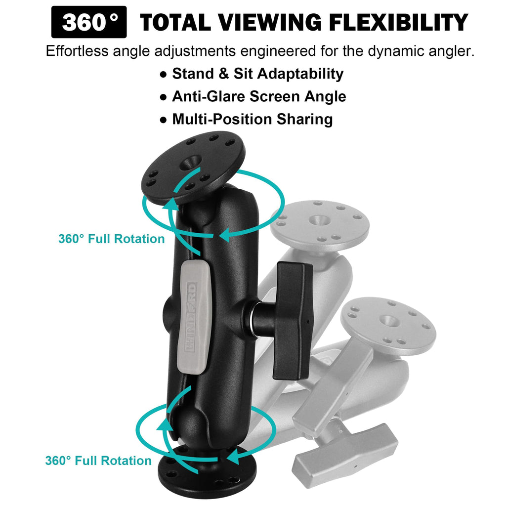 Heavy Duty Forklift Mount, Dual AMPS Plates Bracket