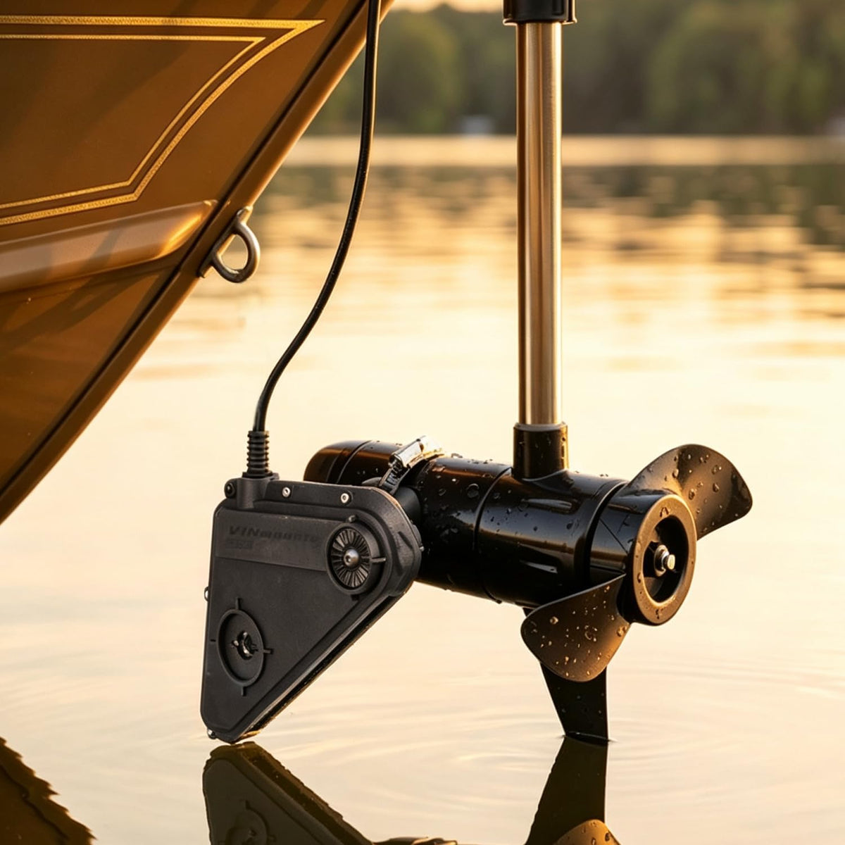 Trolling Motor Mount Compatible with Lowrance Eagle Eye 9