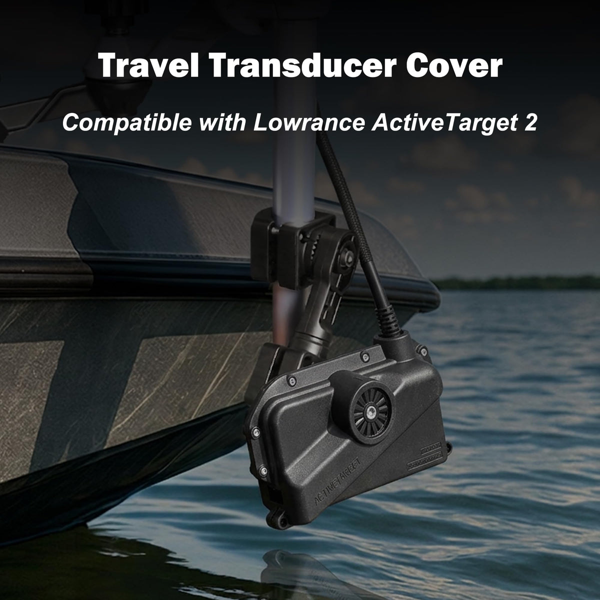 Travel Transducer Cover Compatible with Lowrance Active Target 2