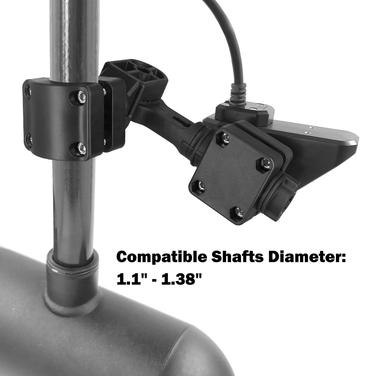 0 Degree Transducer Mount, Live Scope Pole Mount Fits Garmin LVS32