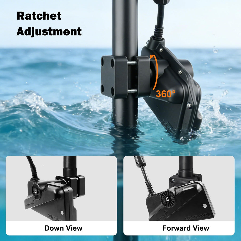 Transducer Mount Adapter Compatible with Lowrance AT2