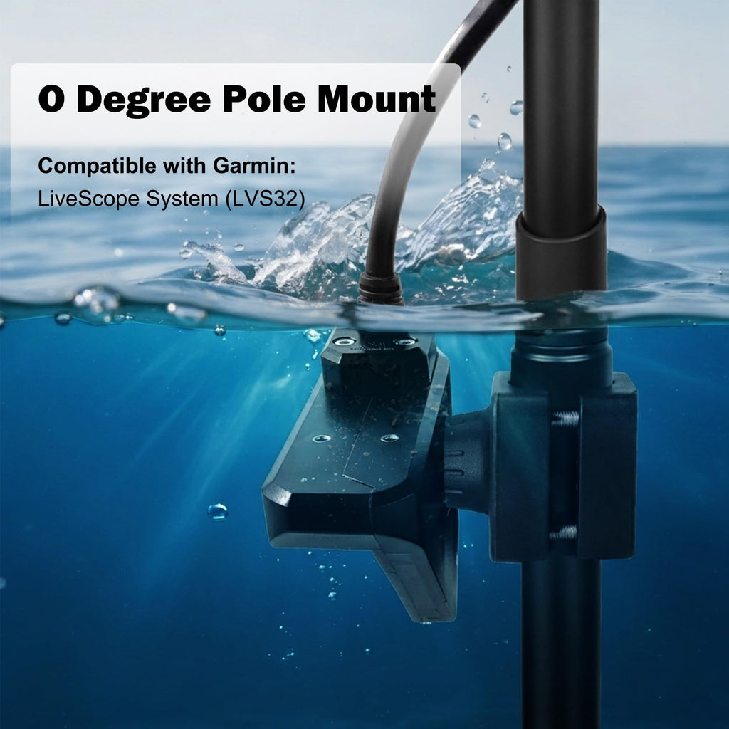 Live Sonar Scope Transducer Mount Adapter Fits LVS32