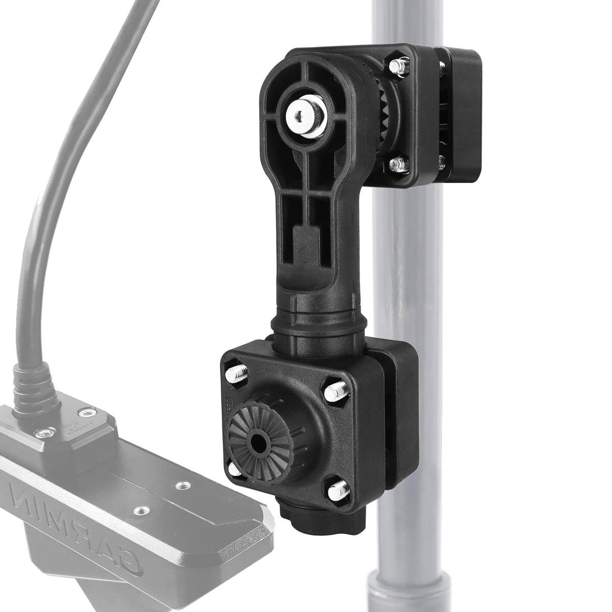 Transducer Mount, Live Scope Pole Mount Fits Garmin LVS32